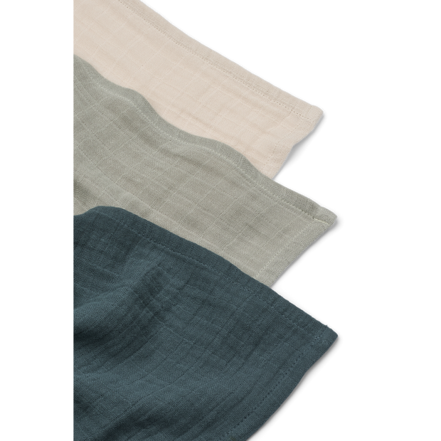 Lewis Muslin Cloth 3-pack VARIOUS COLOURS PRE ORDER NOVEMBER