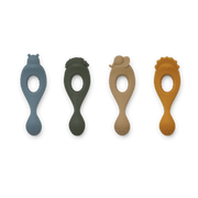 LIVA Silicone Spoon 4 Pack VARIOUS DESIGNS PRE ORDER NOVEMBER