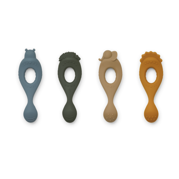 LIVA Silicone Spoon 4 Pack VARIOUS DESIGNS PRE ORDER NOVEMBER
