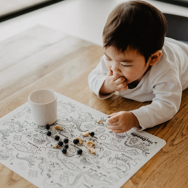 Hey Doodle Reusable Colouring Silicone Placemat VARIOUS STYLES