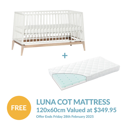 Leander Luna Cot + FREE MATTRESS