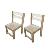 Rectangular Table with 2 Stacking Chairs