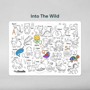 Hey Doodle Reusable Colouring Silicone Placemat VARIOUS STYLES