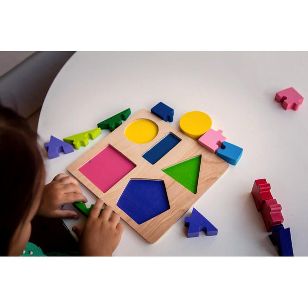 Jigsaw Shape Fraction Puzzle