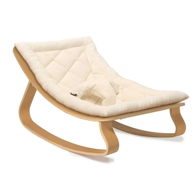 Levo Baby Rocker - Organic Milk/White