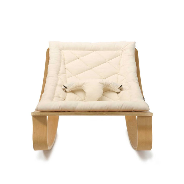 Levo Baby Rocker - Organic Milk/White