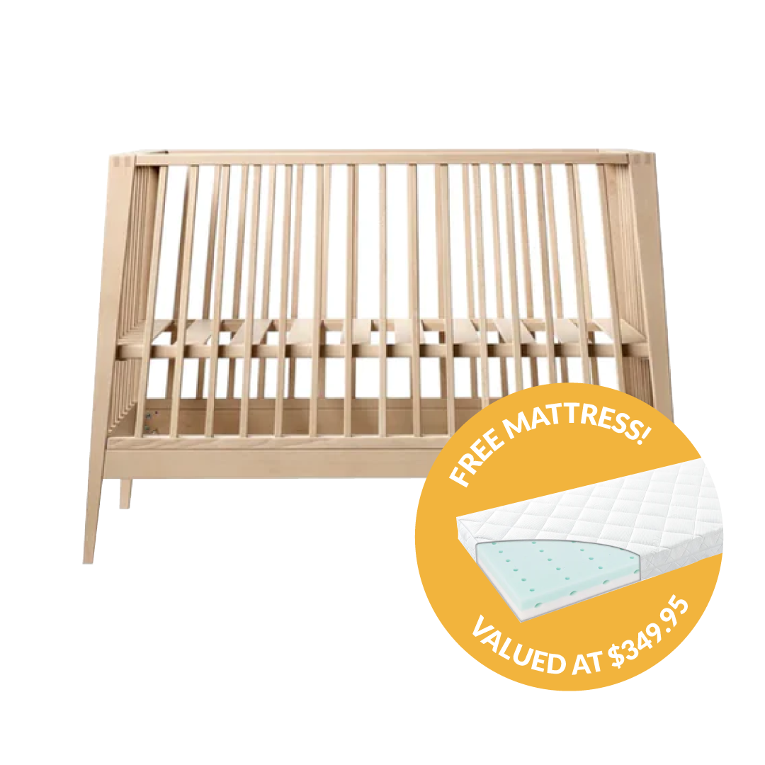 Linea By Leander Cot In Natural Rest In Modern Luxury