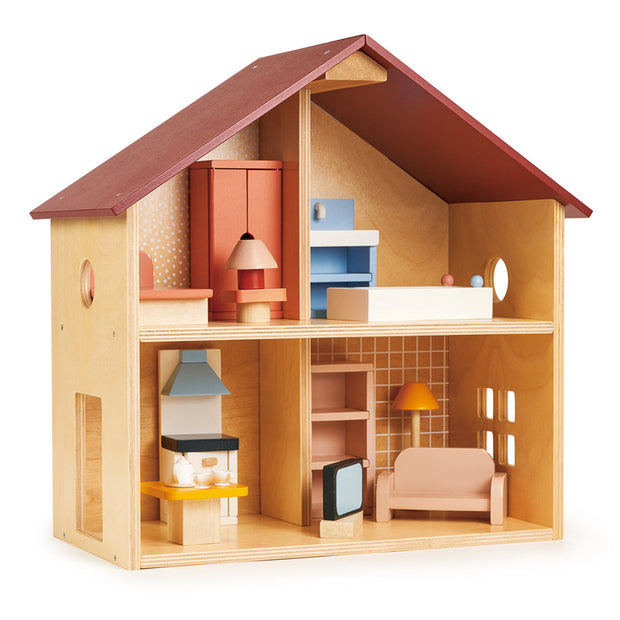 Poppets Dollhouse with Furniture