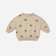 Relaxed Fleece Sweatshirt - Foxes