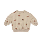 Relaxed Fleece Sweatshirt - Foxes