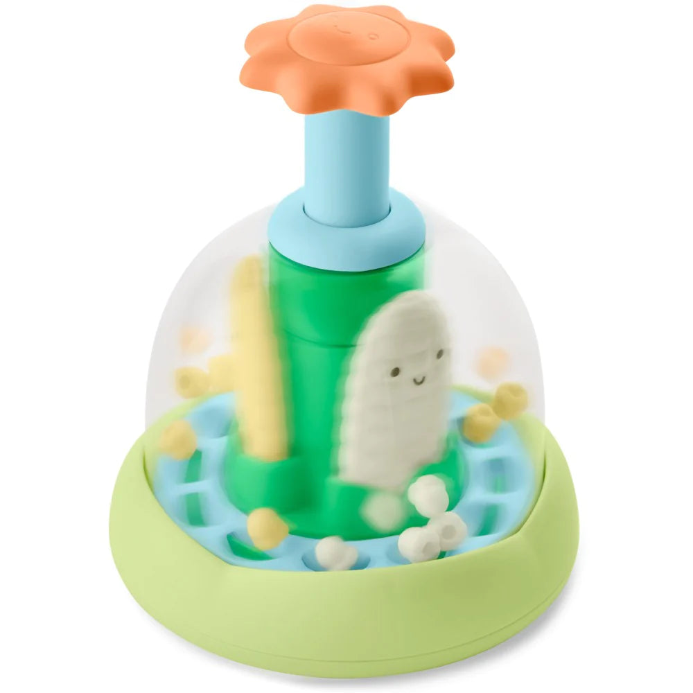 Farmstand Push Spin Baby Toy