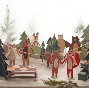 Woodland Paper Play Advent Calendar