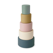 Vanja Silicone Stacking Tower VARIOUS COLOURS