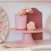 Reusable Bamboo Cake Stand - Pink