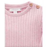 Fine Rib Jumper - Marshmallow Melange