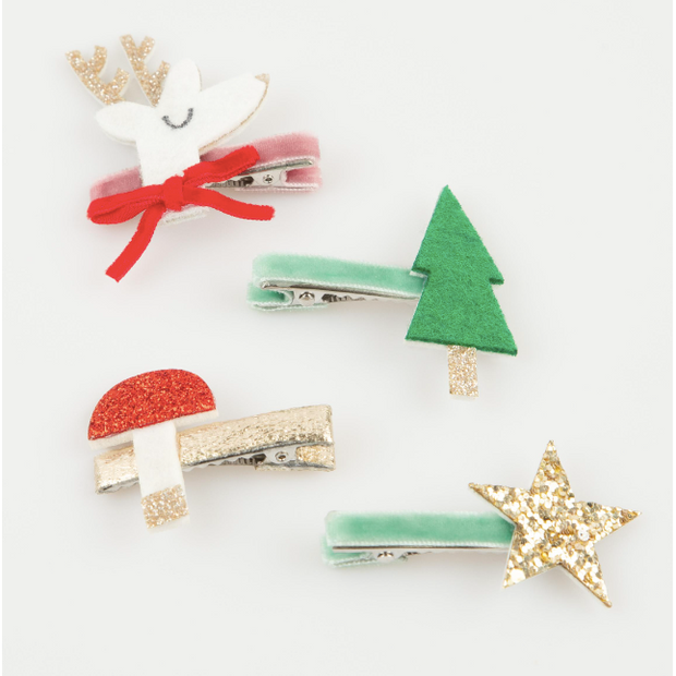 Christmas Icon Hair Clips