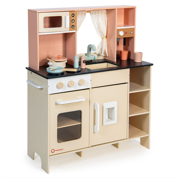 Cream Play Kitchen