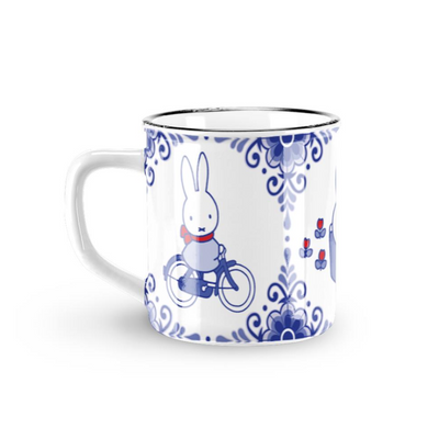 Retro Miffy Ceramic Mug - Souvenir Blue