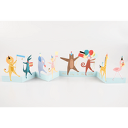 Animal Parade Birthday Card