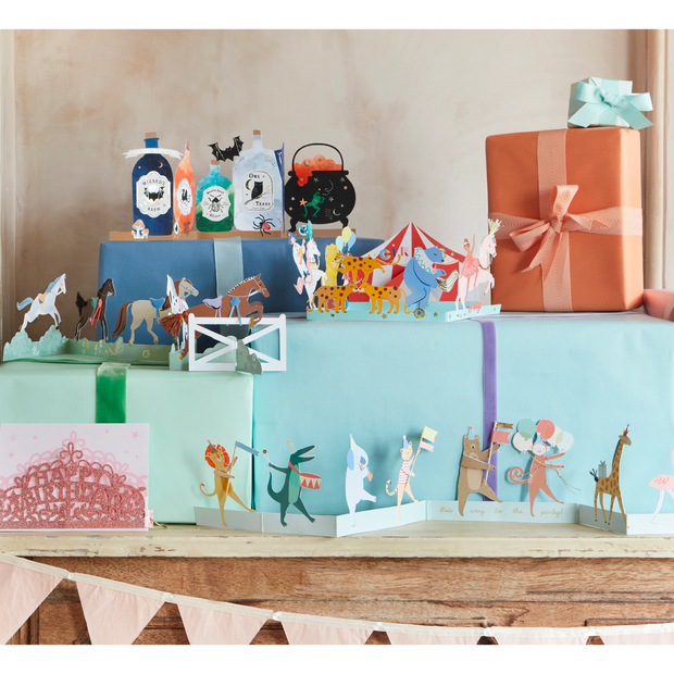 Animal Parade Birthday Card