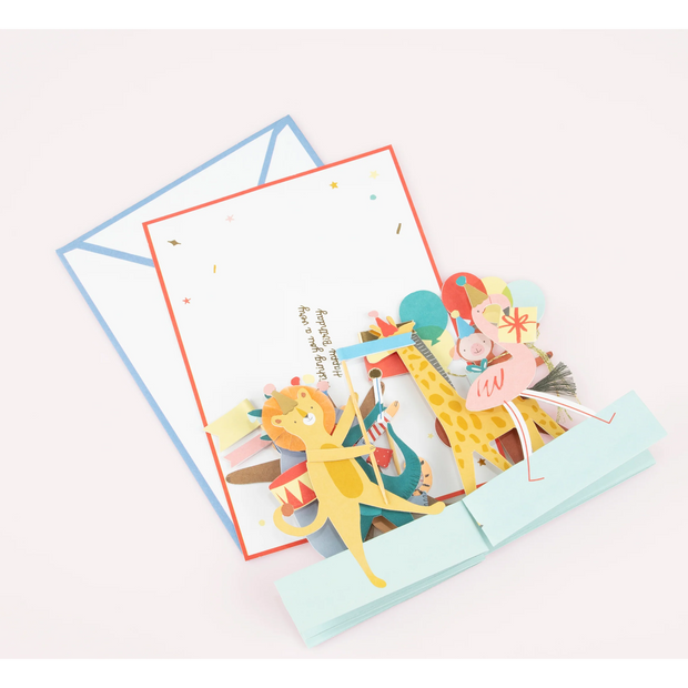 Animal Parade Birthday Card