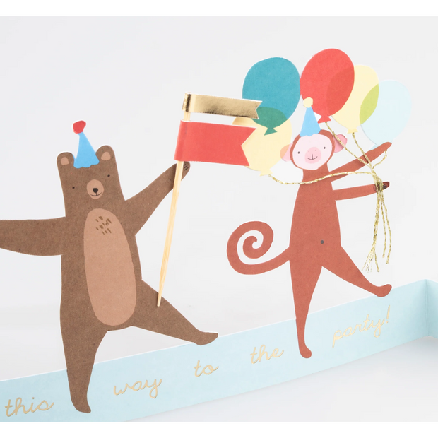 Animal Parade Birthday Card