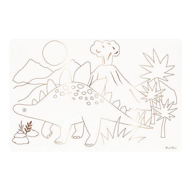 Dinosaurs Coloring Placemats