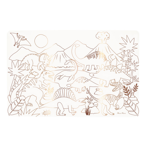 Dinosaurs Coloring Placemats