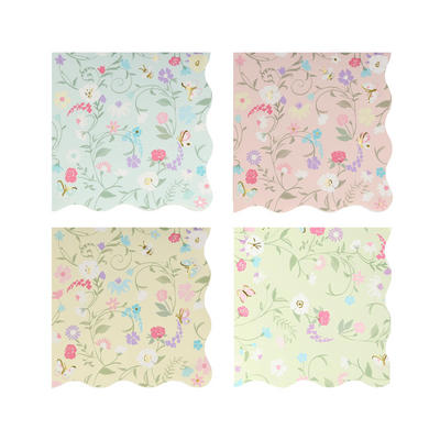 Laduree Floral Napkins