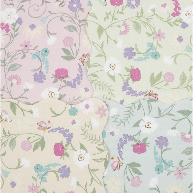 Laduree Floral Napkins