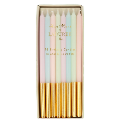 Laduree Paris Gold Dipped Candles