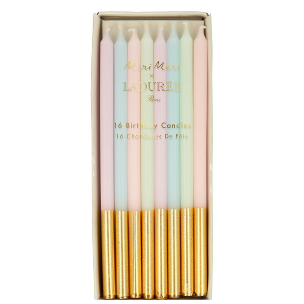 Laduree Paris Gold Dipped Candles