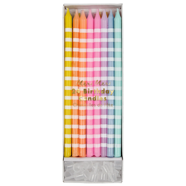Pastel Party Candles
