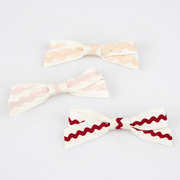 Ric Rac Bow Hair Clips