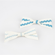 Ric Rac Bow Hair Clips