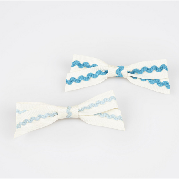 Ric Rac Bow Hair Clips