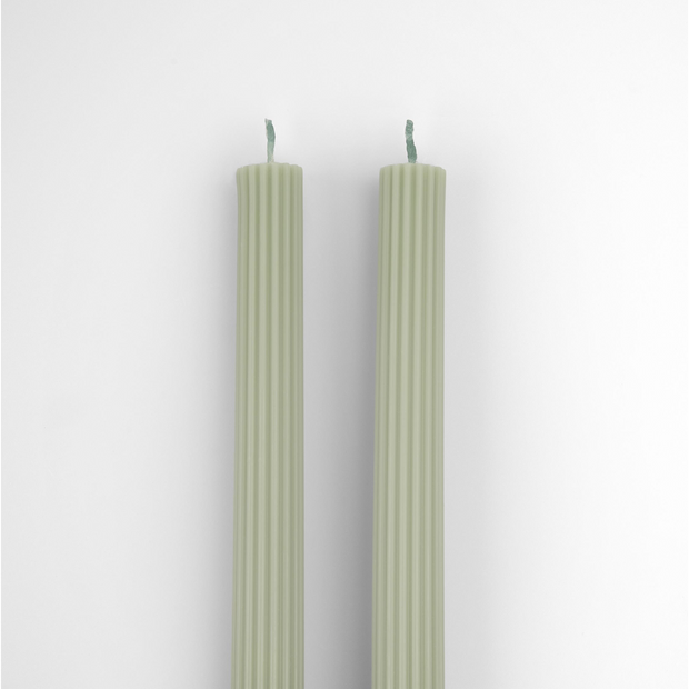 Sage Green Table Candles