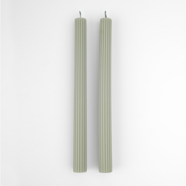 Sage Green Table Candles