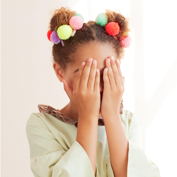 Pompom Unicorn Hair Clips