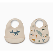 Tilda Silicone Bib 2 pack VARIOUS COLOURS PRE ORDER