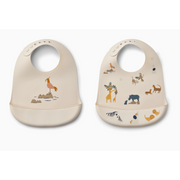 Tilda Silicone Bib 2 pack VARIOUS COLOURS PRE ORDER