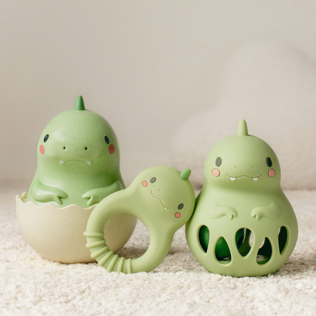 Dino Silicone Teether