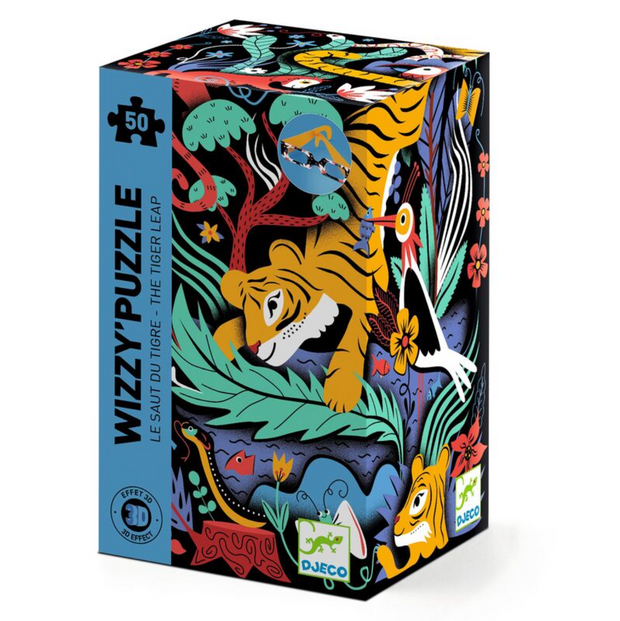 Wizzy Puzzle 50pc - The Tiger's Leap