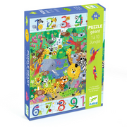 1 to 10 Giant Puzzle 54pc - Jungle