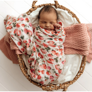 Strawberry Organic Muslin Wrap