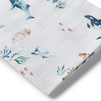 Ocean Organic Muslin Wrap