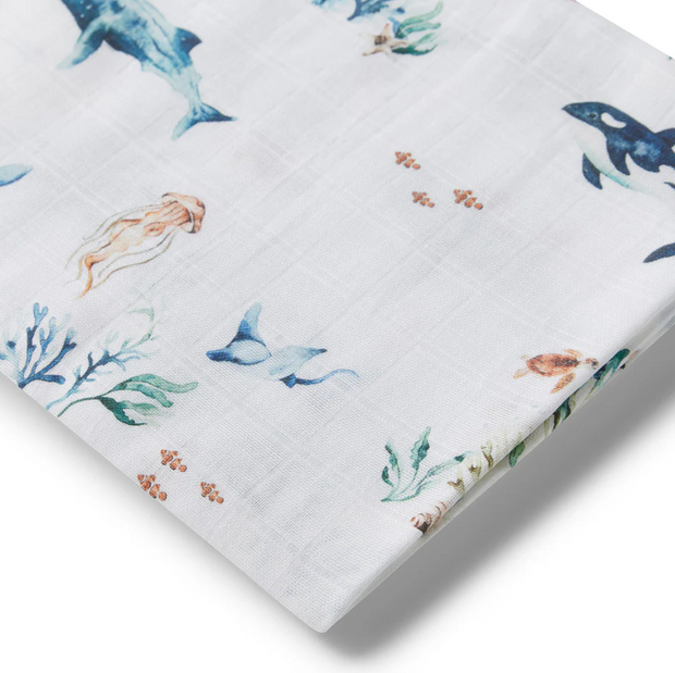 Ocean Organic Muslin Wrap