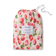 Strawberry Fitted Cot Sheet