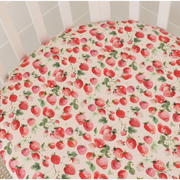 Strawberry Fitted Cot Sheet
