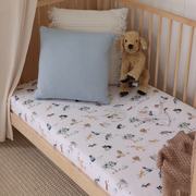 Dog Park Fitted Cot Sheet